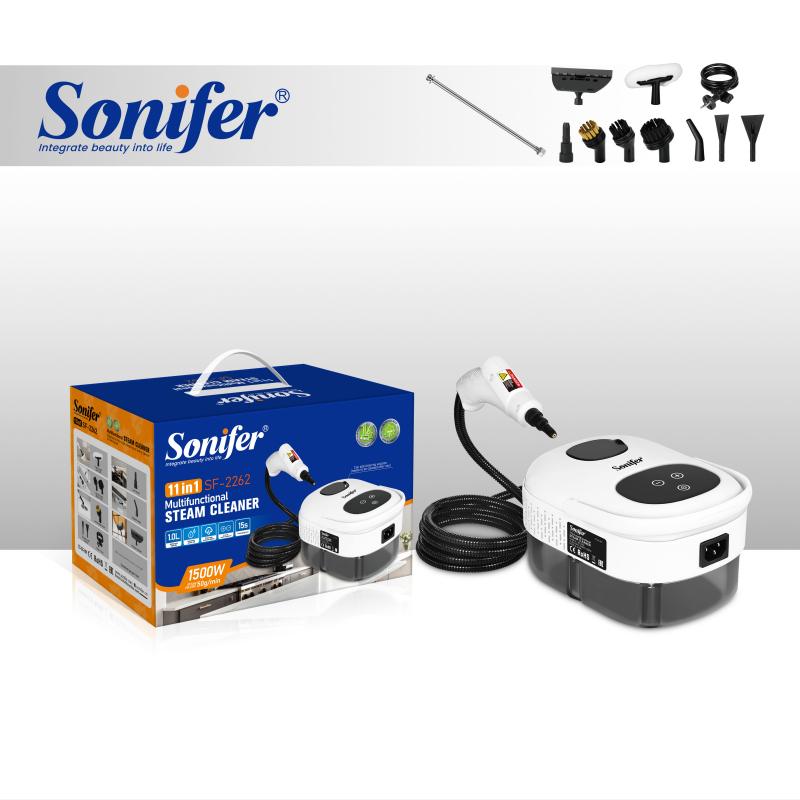Sonifer SF-2262 11-in-1 Steam Cleaner - 3 Bar pressure 1000 ml water tank for rapid preheating details Picture