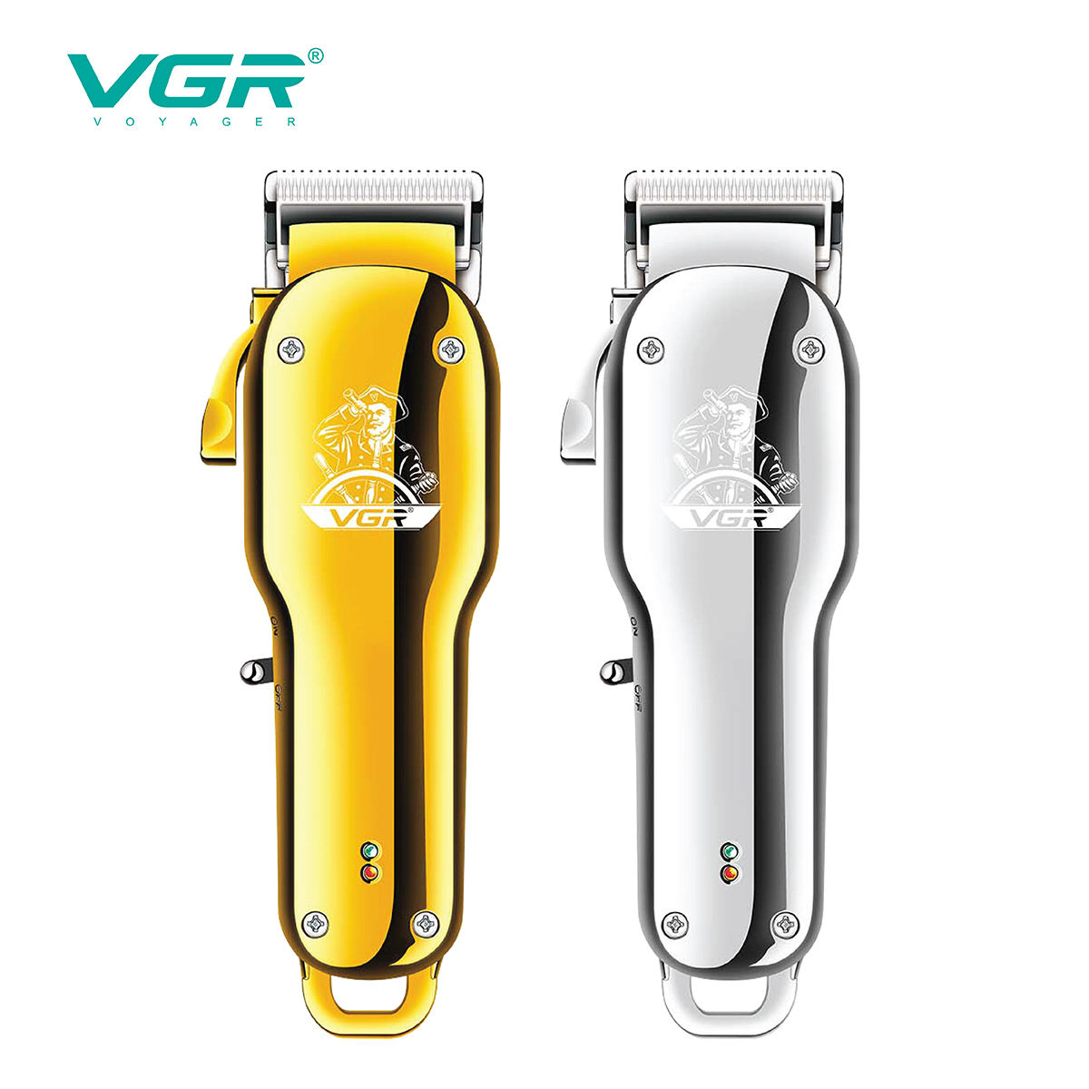 VGR V-678 Adjustable hair clipper USB charging professional electric hair razor suitable for men Specification image
