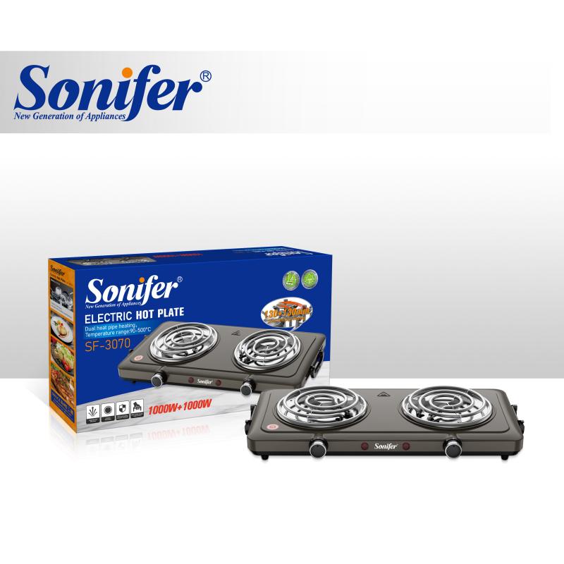 Sonifer SF-3070 Double-burner electric stove - Temperature range 90-500℃ details Picture