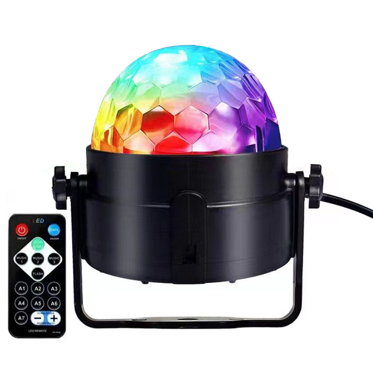 LED remote control magic ball Light - Mini laser magic ball light strip remote control indoor bar disco rotating LED stage light suitable for KTV, stage lighting shows, party events