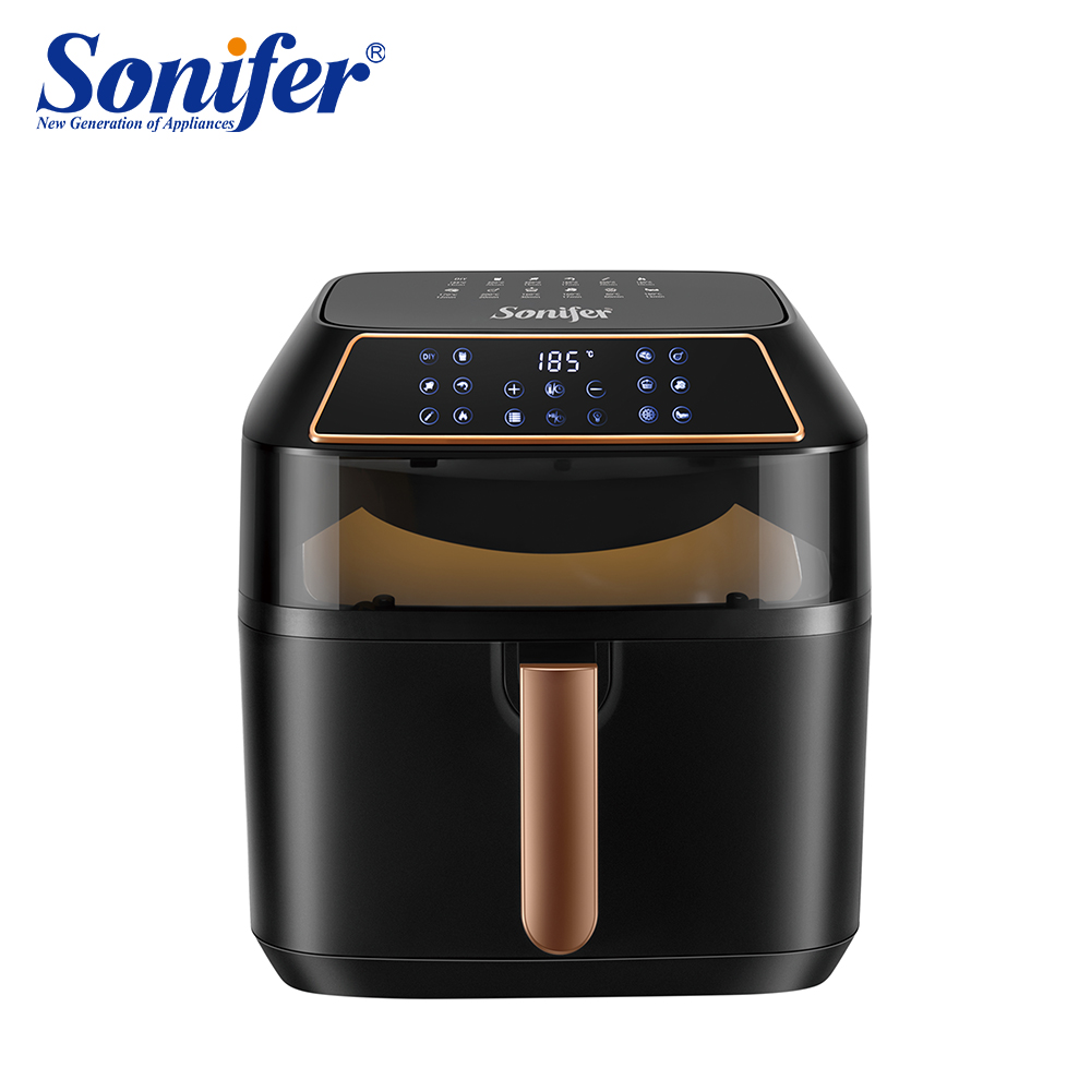 Sonifer SF-1030 8-liter air fryer with visual window, high-definition touch screen, 1700-watt intelligent memory function details Picture