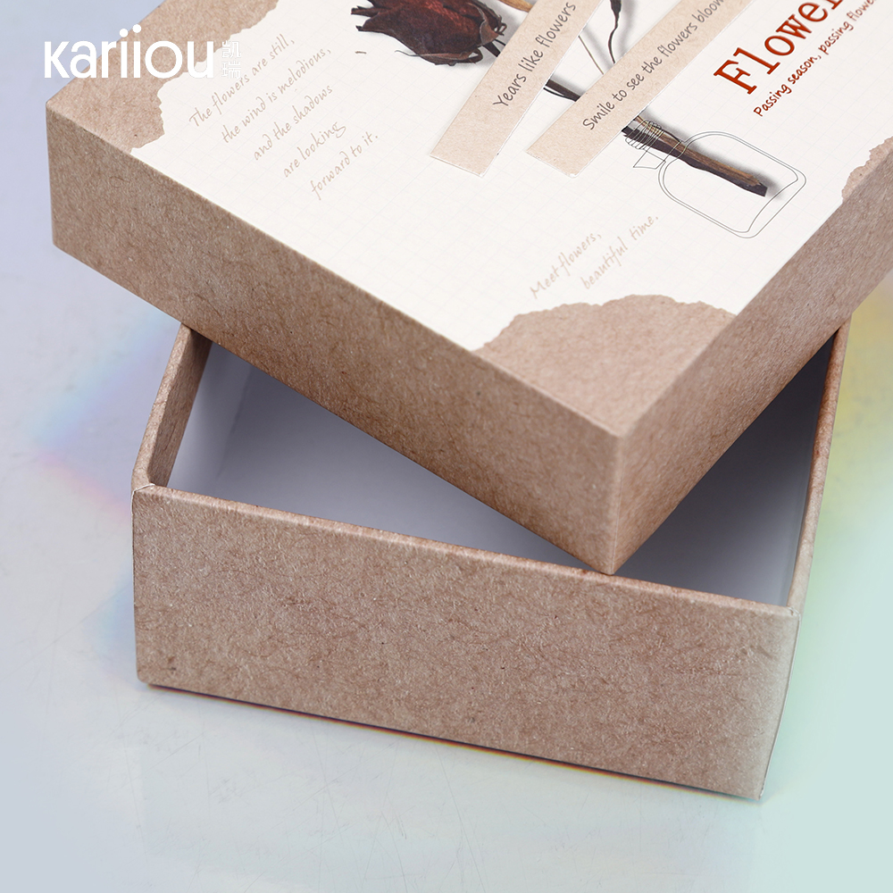 热销环保牛皮纸礼品盒 — 小件物品包装专用 适配珠宝、化妆品、电子配件 Item Picture