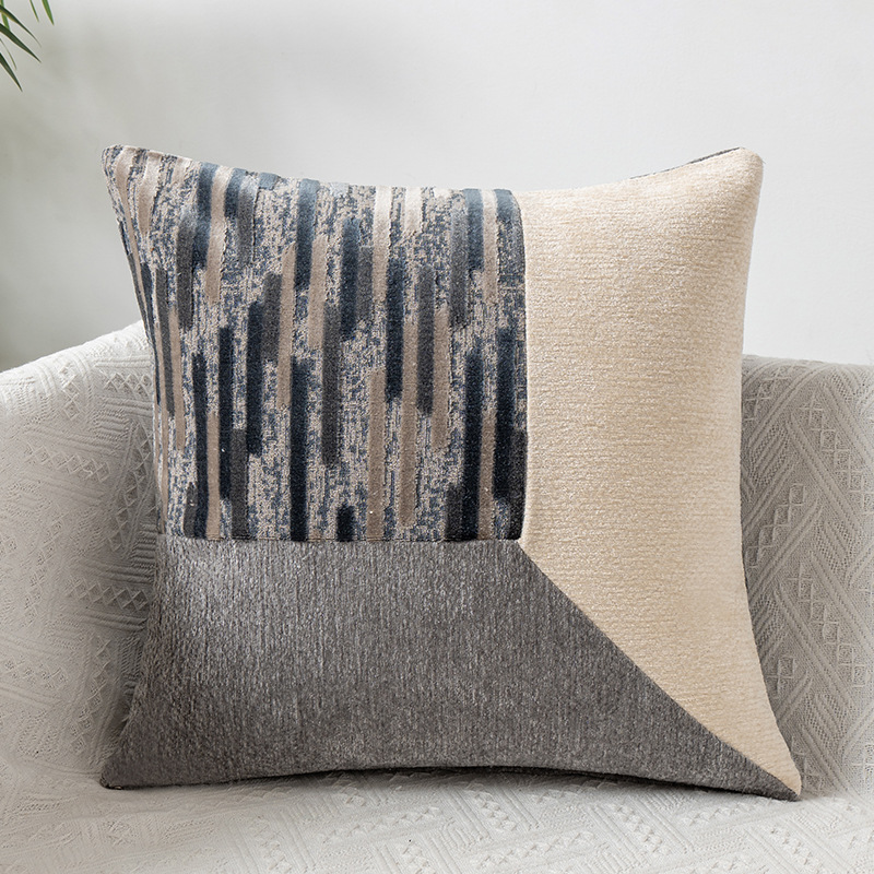 Chenille yarn patchwork pillowcase Application Scenario