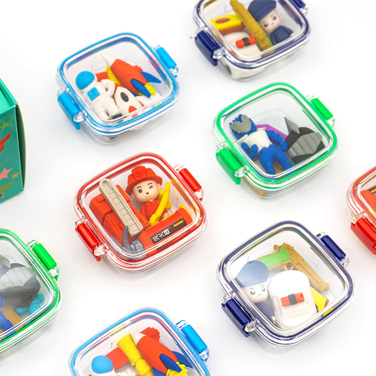 Hero character-shaped eraser Specification image