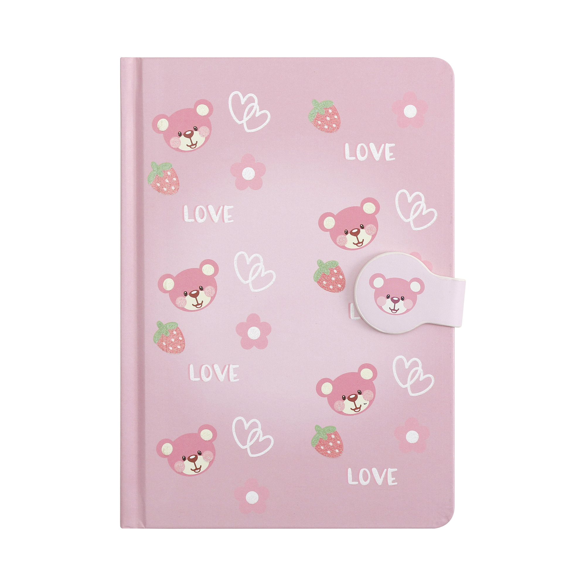 Rainbow Heart Magnetic Buckle Notebook - Student Model B6 Item Picture