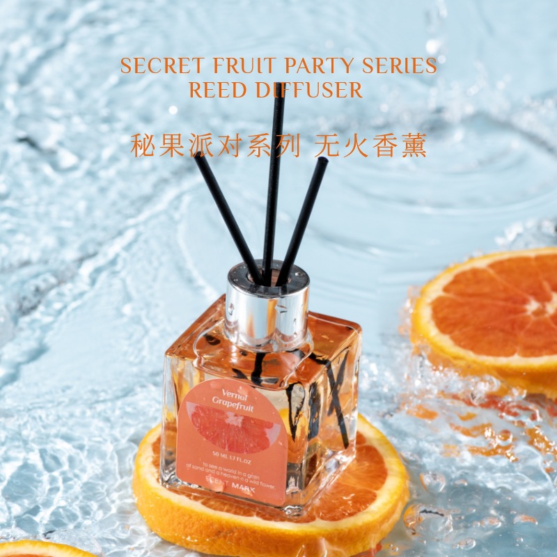 多巴胺主题家居香薰 — 室内无火藤条香薰精油 高档装饰摆件 果茶香调 伴手礼优选 details Picture