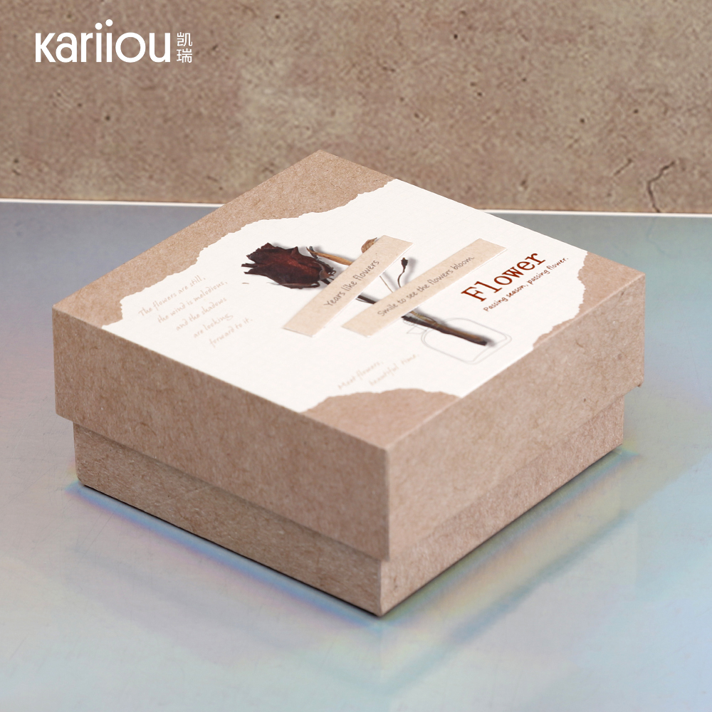 热销环保牛皮纸礼品盒 — 小件物品包装专用 适配珠宝、化妆品、电子配件 details Picture