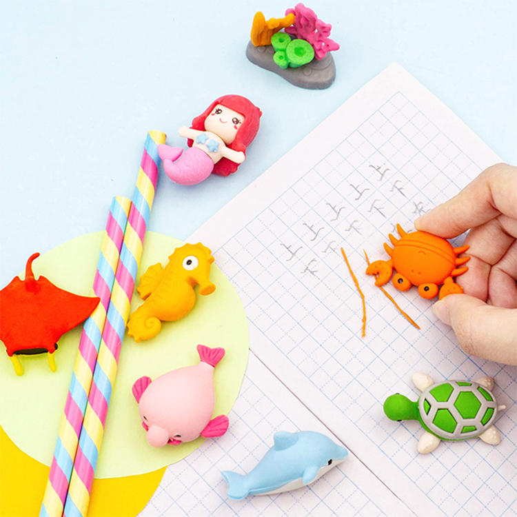 Underwater world-themed eraser Application Scenario