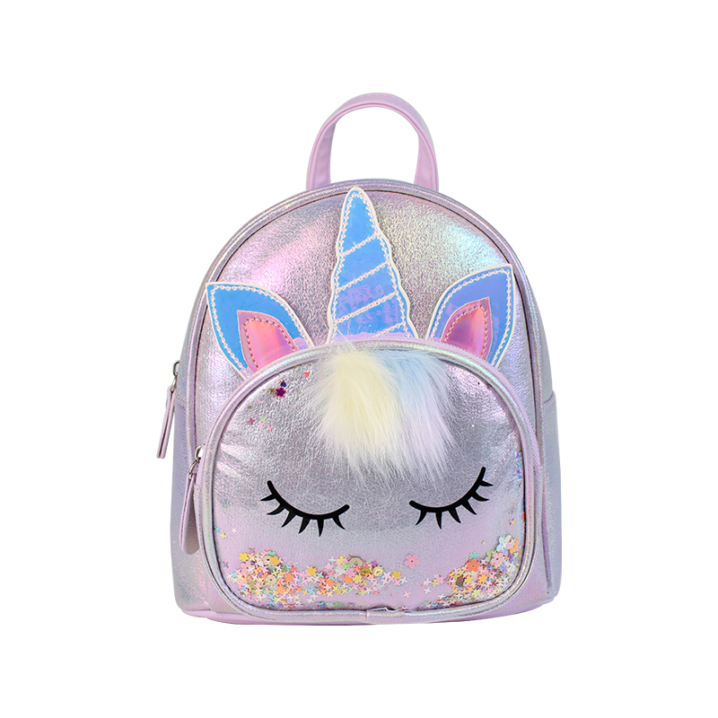 Large-tailed cat, sequined unicorn, cute plush children's backpacks, cartoon girls, fashionable children's bags wholesale Application Scenario