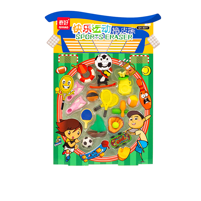 Sports-themed eraser