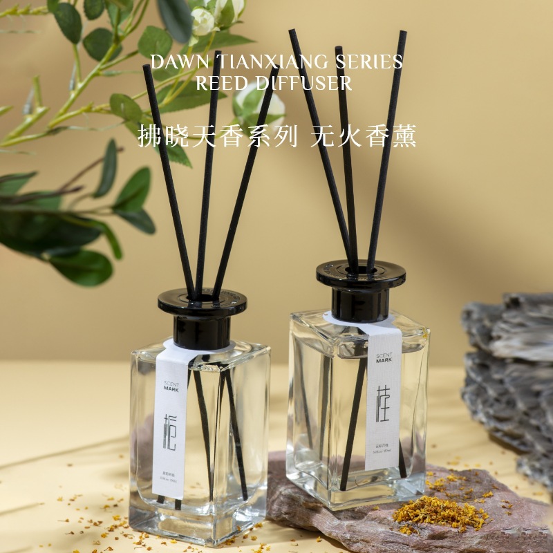 Gardenia Fragrance Unscented Aromatherapy Essential Oil - Osmanthus Light Fragrance, Sandalwood and Rattan Diffuser, Indoor Long-lasting Fragrance, Preferred 200ml details Picture