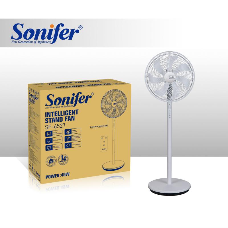Sonifer SF-6527 Smart Floor Fan - Three wind speed Settings support remote control operation details Picture