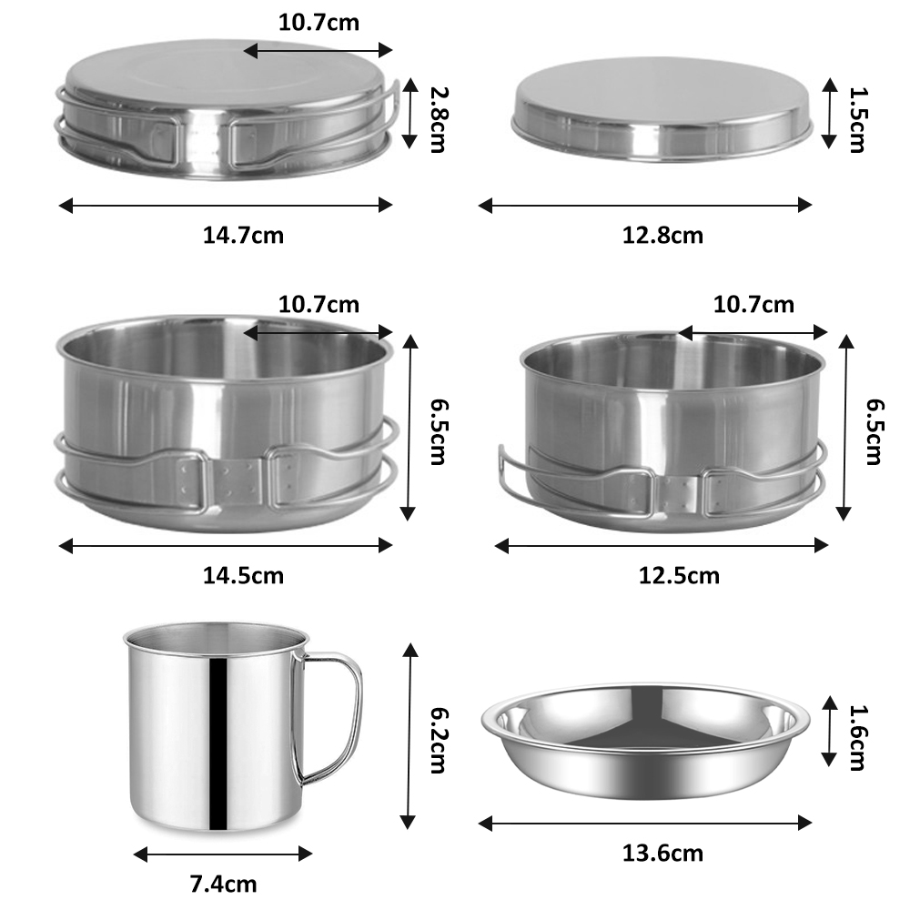 Eight-piece lunch box HW-101021 Item Picture