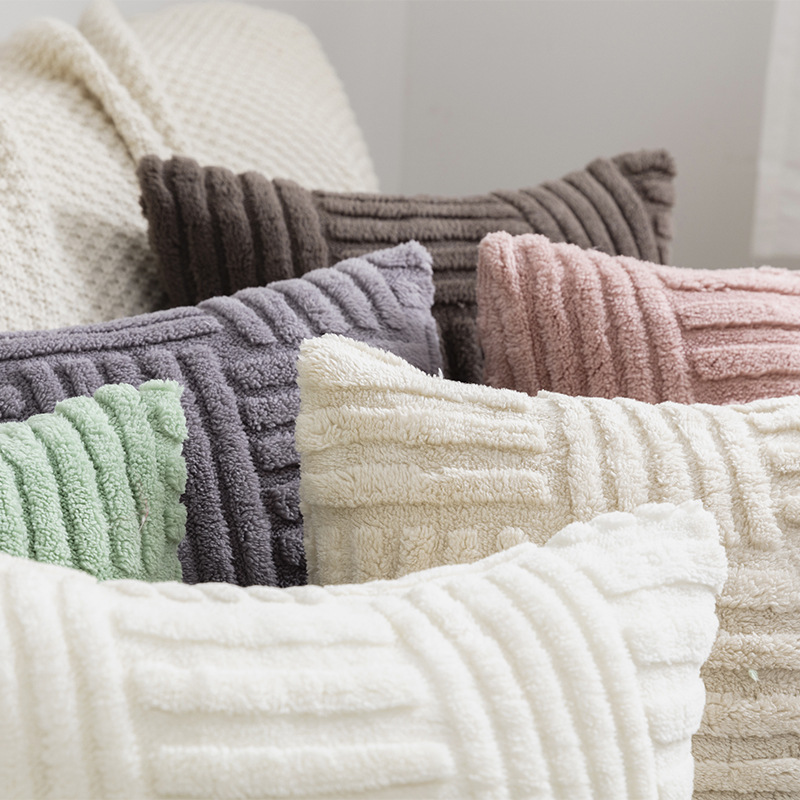 Lambskin three-bar pillowcase Item Picture