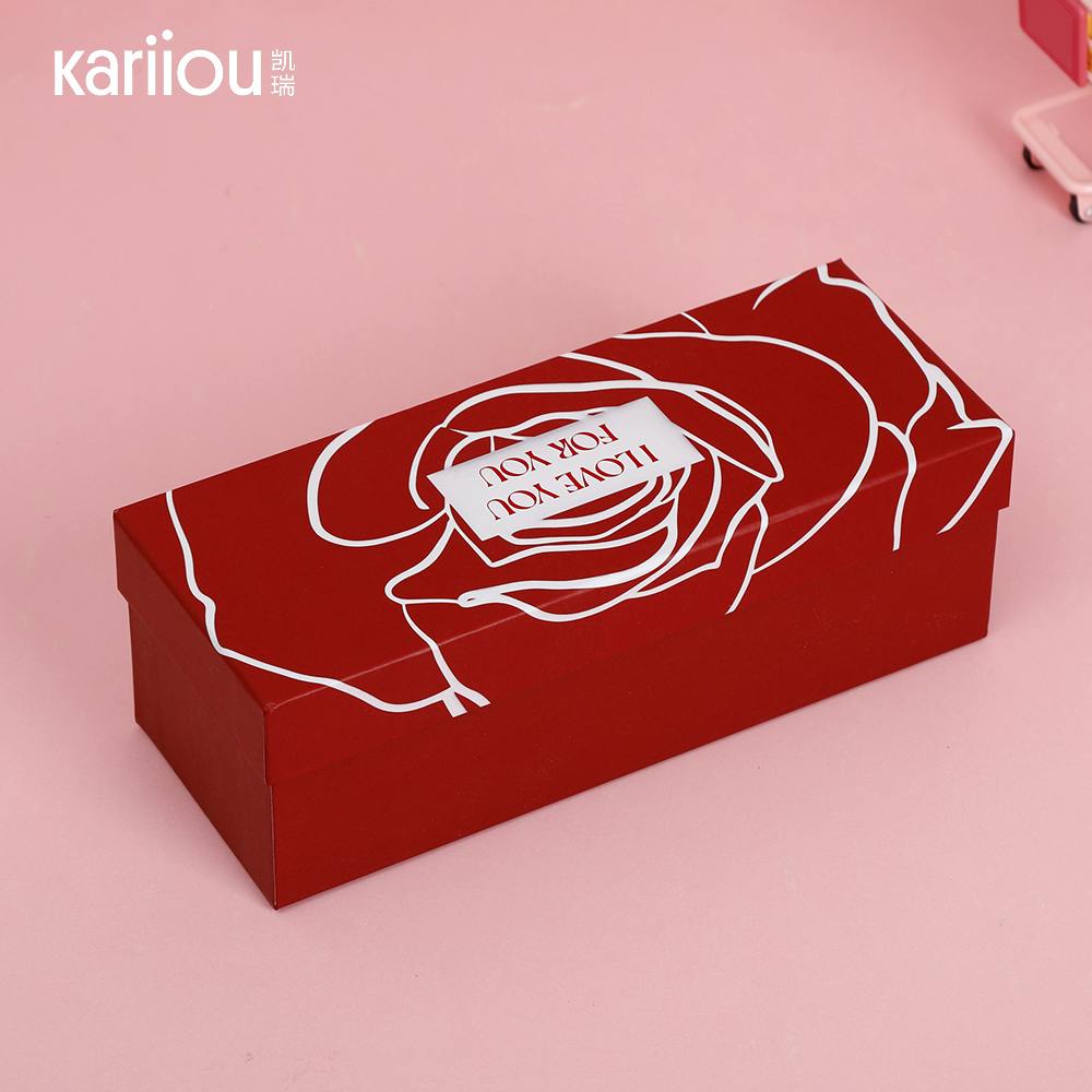 Elegant small-batch customized Rectangular Water Cup Gift Box - Thickened inner lining design, special hard paper box for insulated cup packaging, preferred for birthday gift packaging Specification image