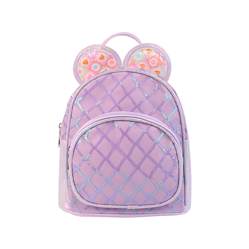 The big-tailed cat children's backpack is cute with sequins, Mickey stripes, cartoon and adorable princess. It's a fashionable and cute bag for girls