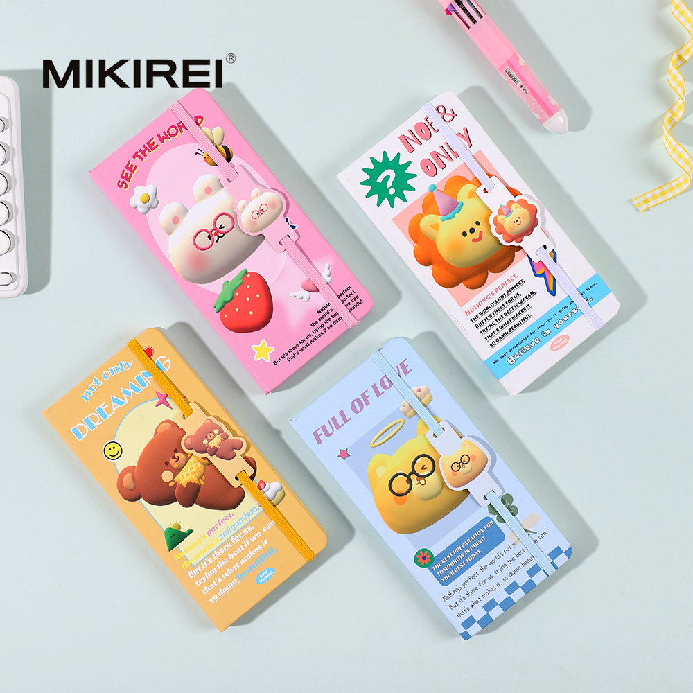 Cute and fun pattern pocket notebook - Cartoon cute writing notebook, trendy and fashionable notepad