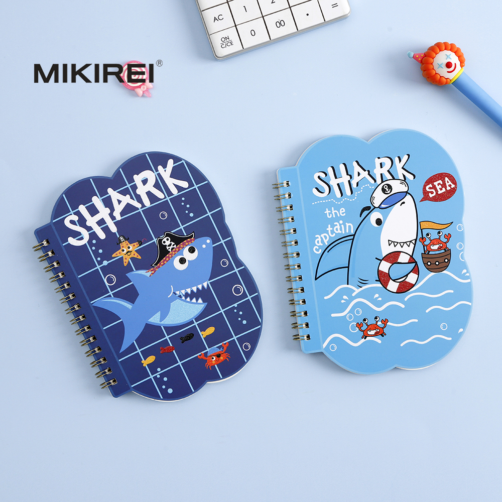 B6 Irregular Coil Notebook - Boys' Cartoon Pattern Version