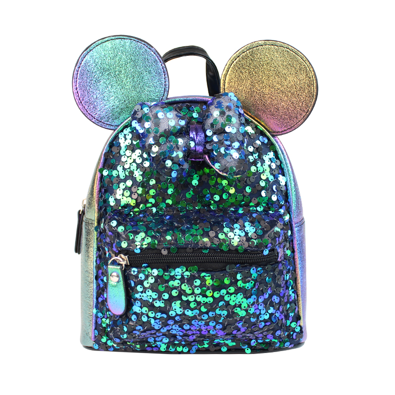 Big tail cat sequined bow children's backpack, cartoon cute princess, girls' fashionable and adorable children's backpack Application Scenario