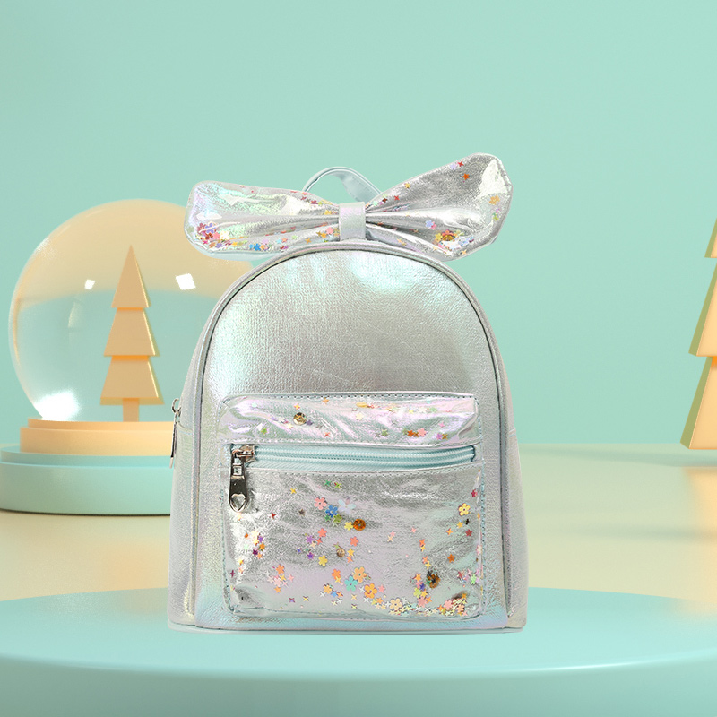 Sweet and cute big-tailed cat, bow-tied children's crossbody bag, girls' bag, cute little schoolbag, fashionable little children's bag Item Picture