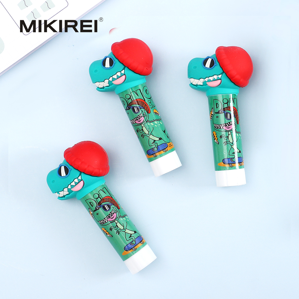 Cartoon-shaped solid glue - a cute stationery for both student and office use