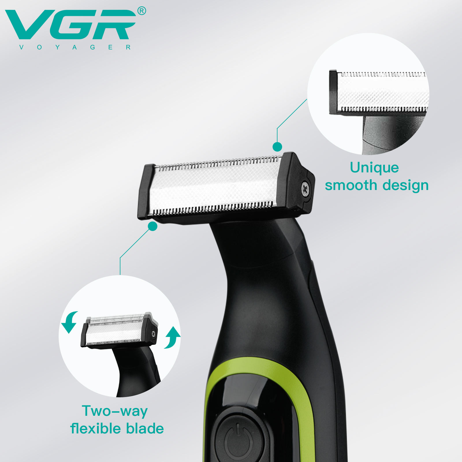 VGR V-017 Rechargeable waterproof Beard Blade single-head electric shaver suitable for men Application Scenario