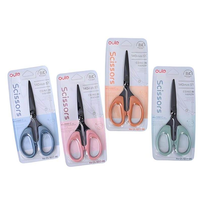 Titanium-coated office scissors details Picture