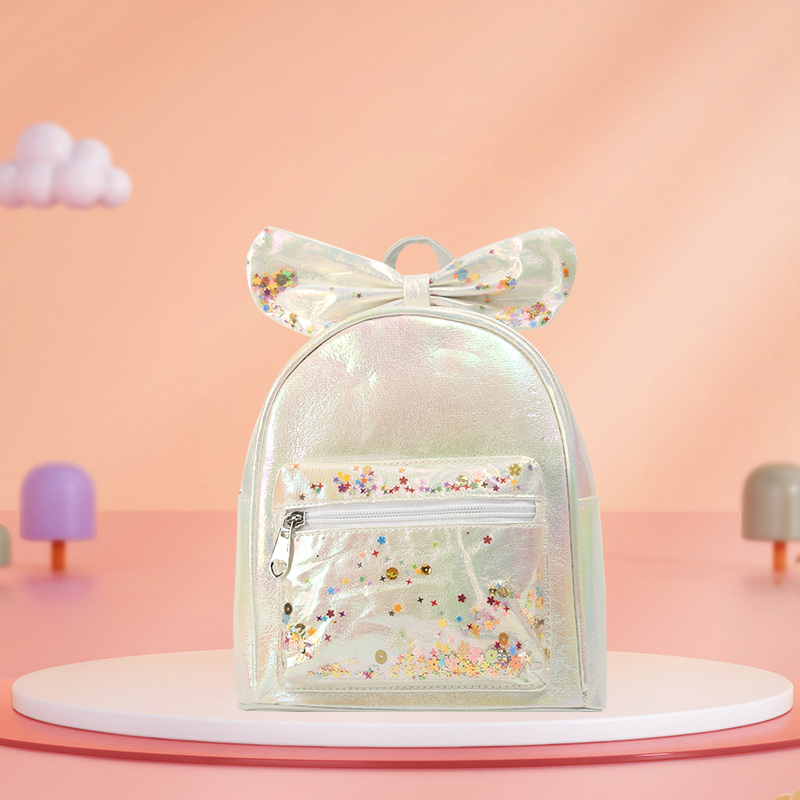 Sweet and cute big-tailed cat, bow-tied children's crossbody bag, girls' bag, cute little schoolbag, fashionable little children's bag Application Scenario