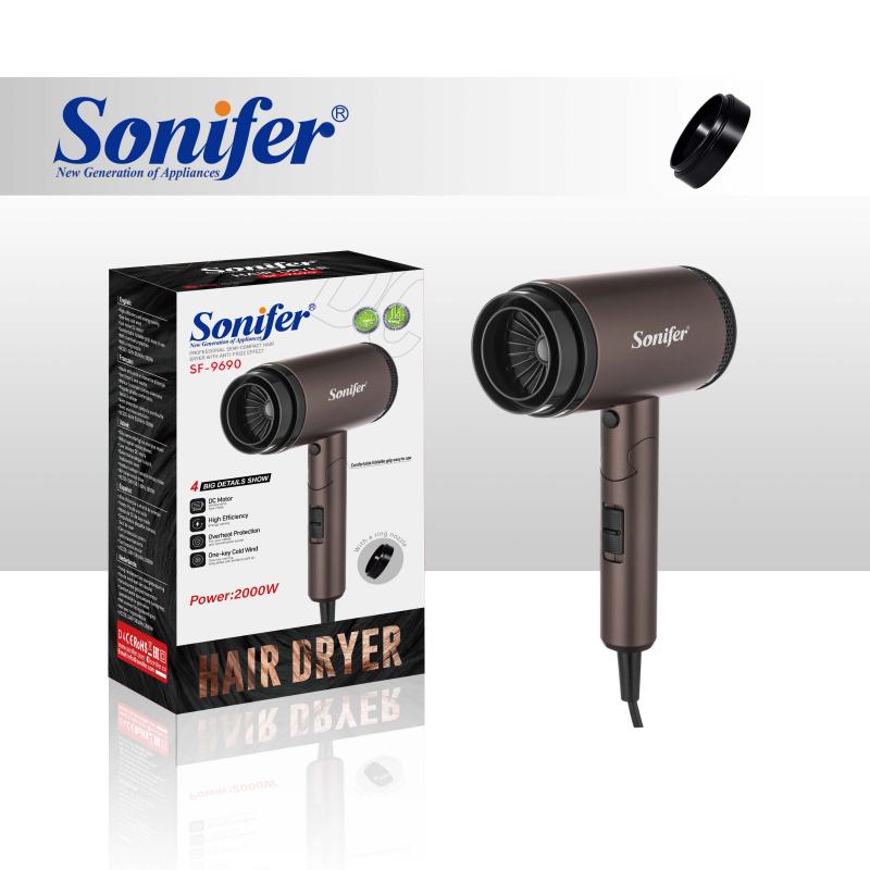 Sonifer SF-9690 hair dryer - High efficiency and low noise operation details Picture