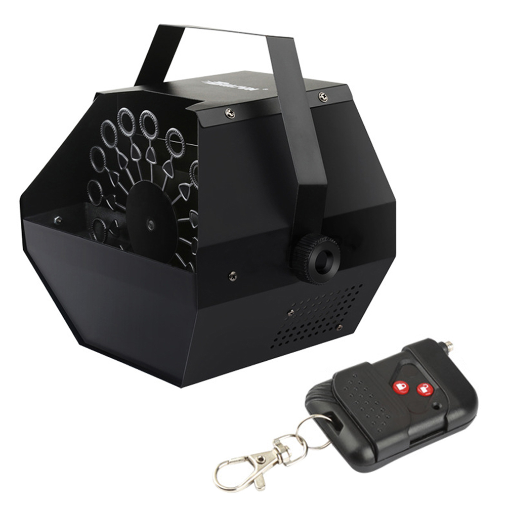 Portable remote-controlled bubble machine - Mini party travel atmosphere decoration prop suitable for weddings, parties and stage performances