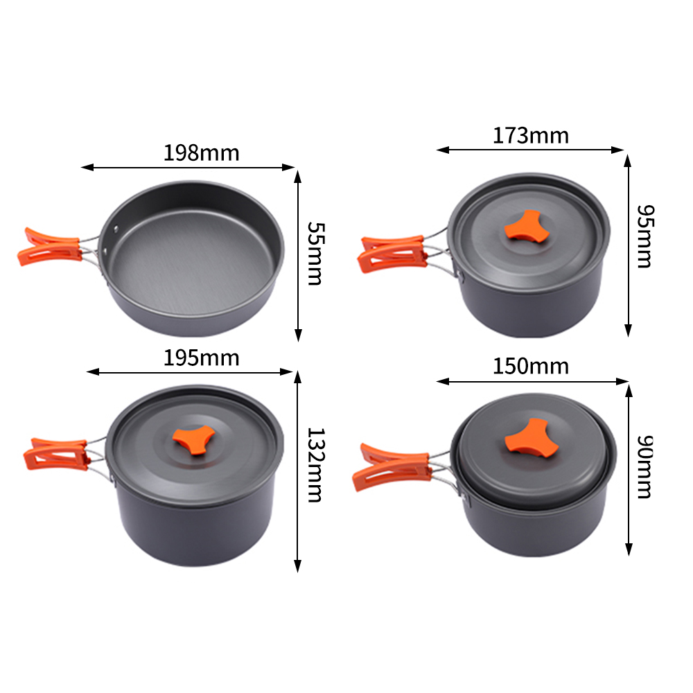 Outdoor cookware set HW-101008 Specification image