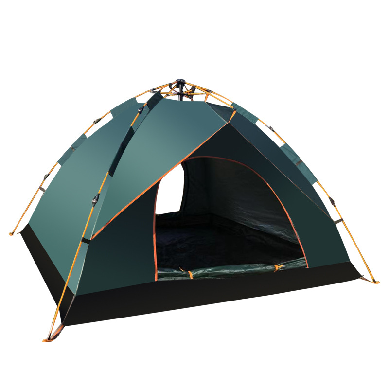 Dark green imitation double-layer large tent HW-201189 details Picture