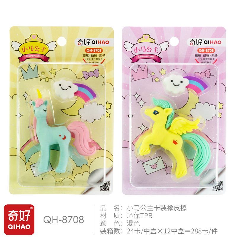 Unicorn-shaped eraser details Picture
