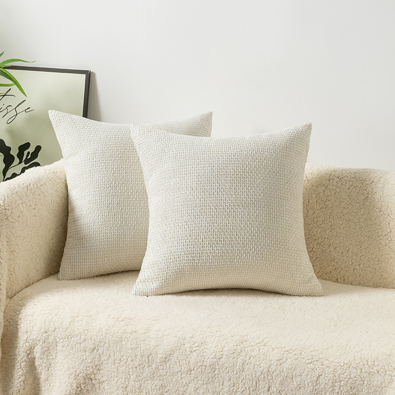 Chenille woven pillowcase Item Picture
