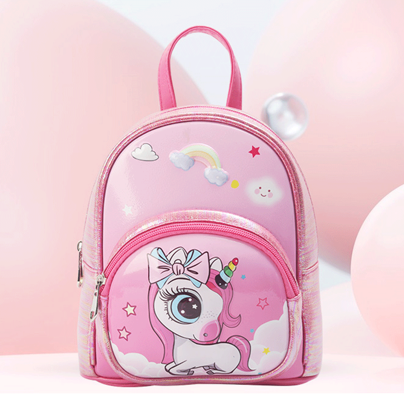 Big-tailed cat unicorn bubble shell backpack, fashionable, casual, cute and fun kindergarten princess girl bag Specification image