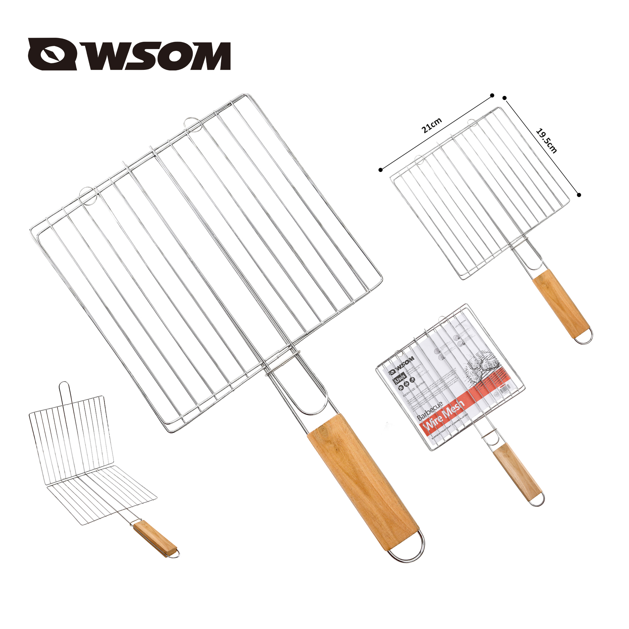 Small flat barbecue net HW-501032
