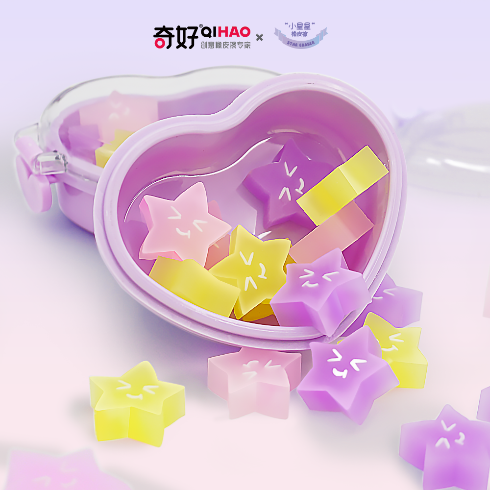 Star-shaped eraser details Picture