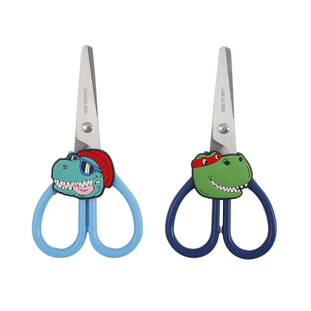 Cute stationery set - dinosaur stickers + small scissors Item Picture
