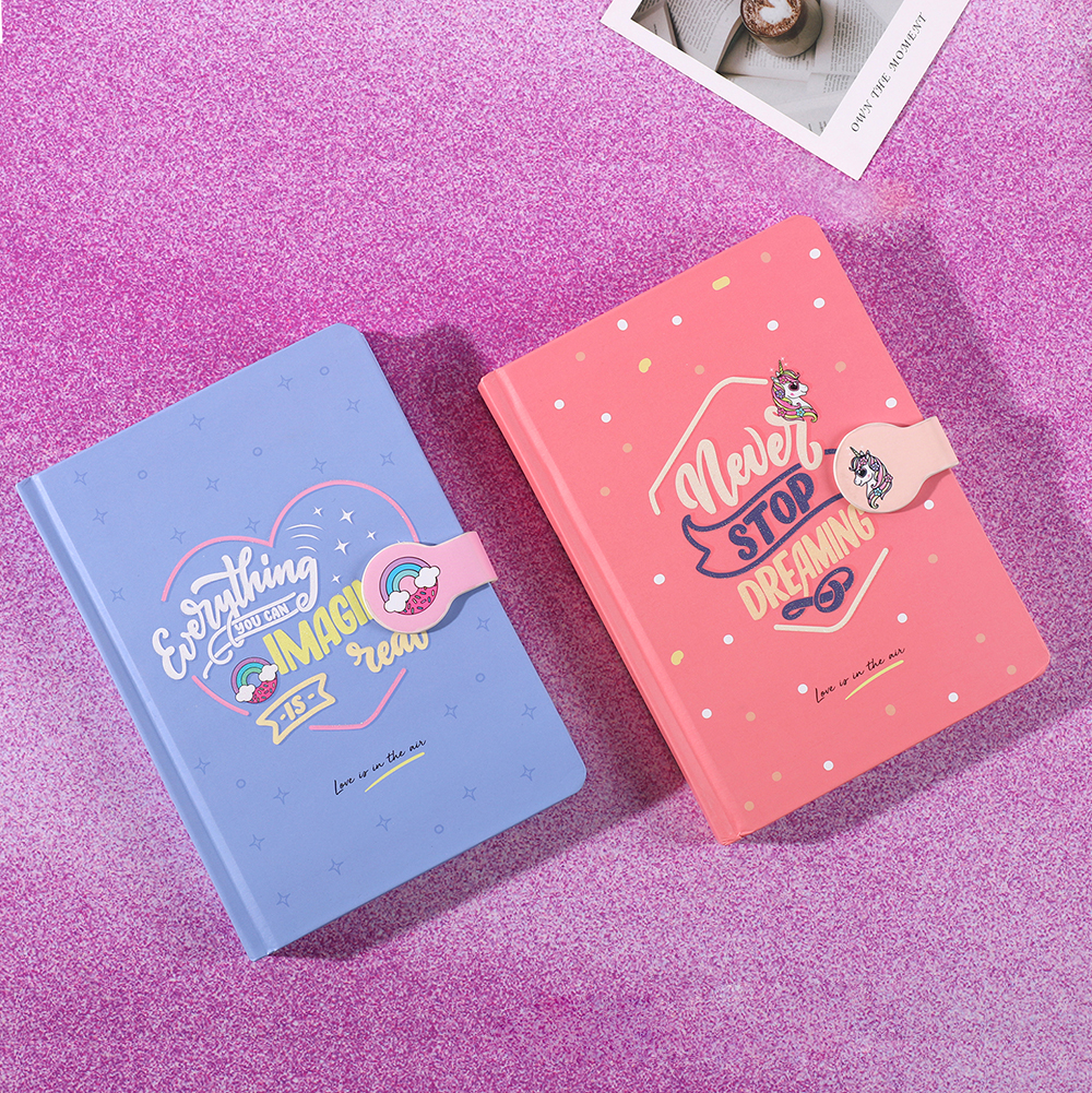 B6 卡通磁扣笔记本 —— 独角兽主题 details Picture