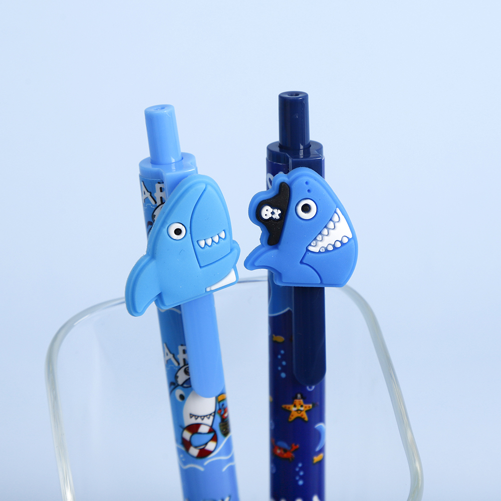 带挂饰按动中性笔 / 圆珠笔 —— 学生文具 书写用笔 Specification image