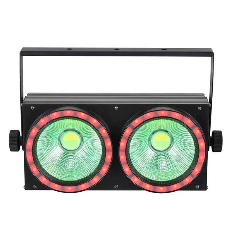 200-watt two-eye audience light - with auxiliary light COB side light, bar stage, wedding performance fill light DMX control stage light