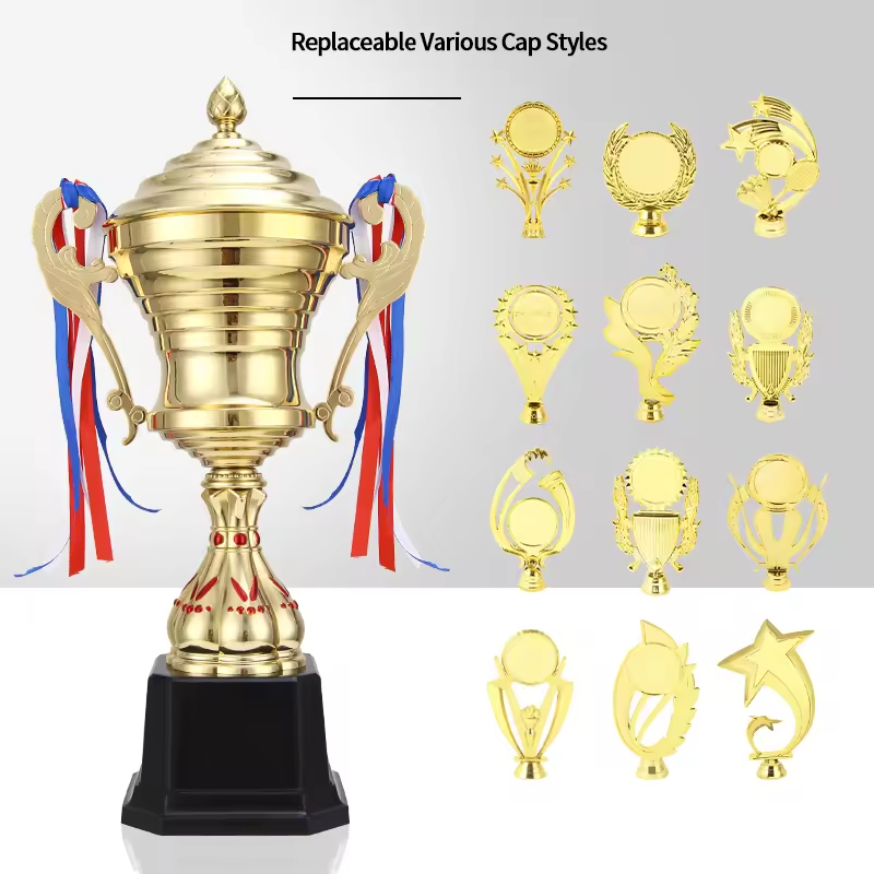 金尊厂热销新款创意电镀金奖杯 — 时尚造型 体育赛事颁奖适用