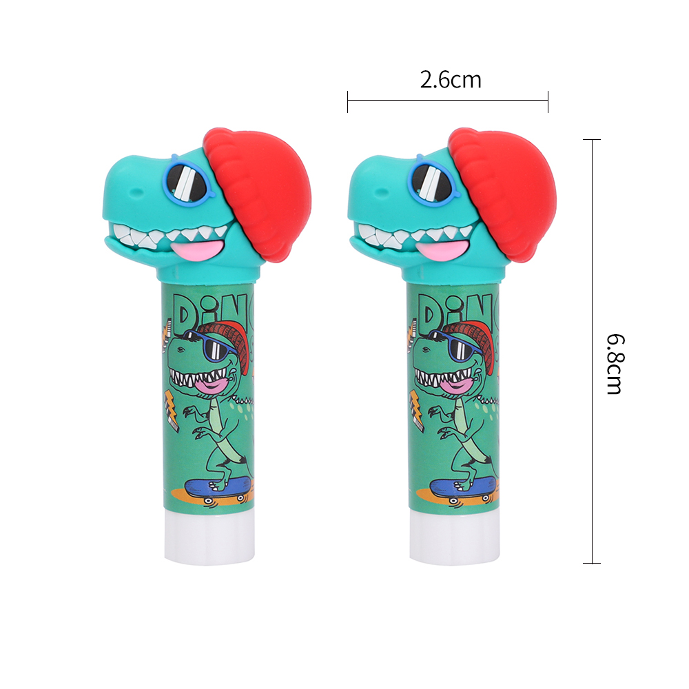 Cartoon-shaped solid glue - a cute stationery for both student and office use Application Scenario