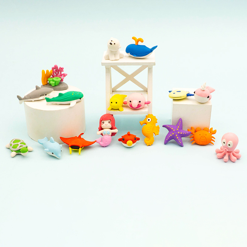 Underwater world-themed eraser Specification image