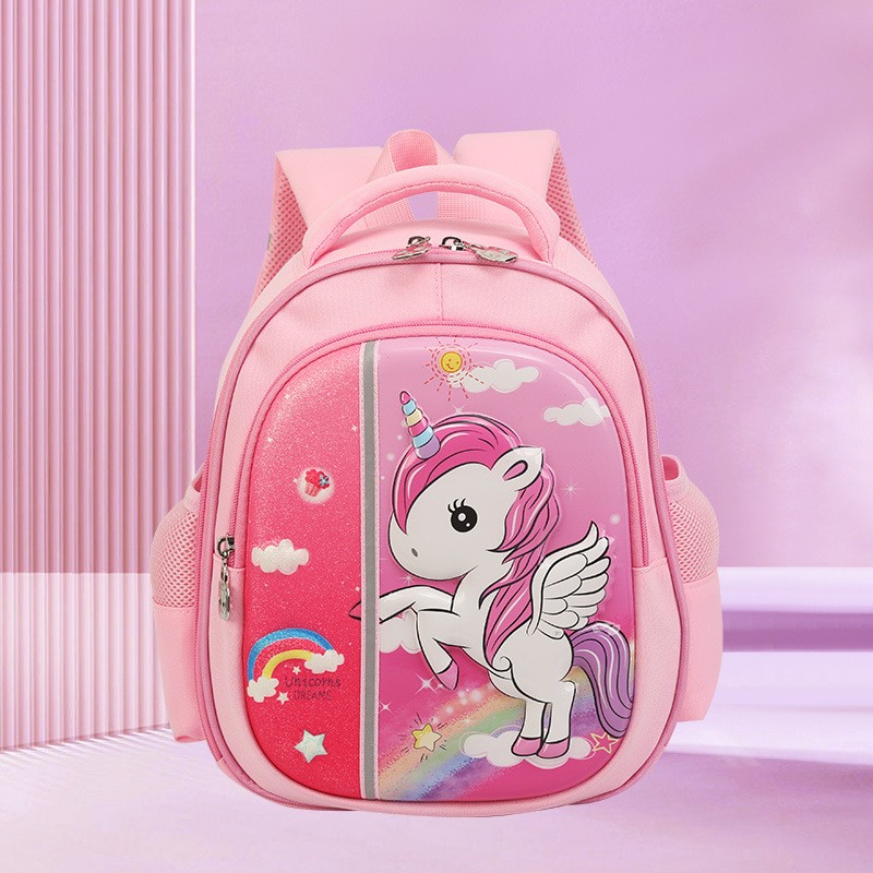 Big-tailed cat 3D stereoscopic unicorn astronaut cute, fun and cool kindergarten backpack details Picture