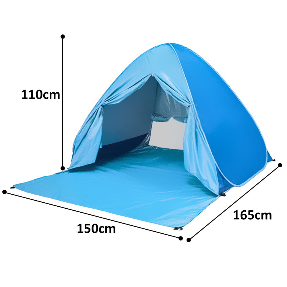 带帘速开沙滩遮阳帐篷 HW-201258 Application Scenario