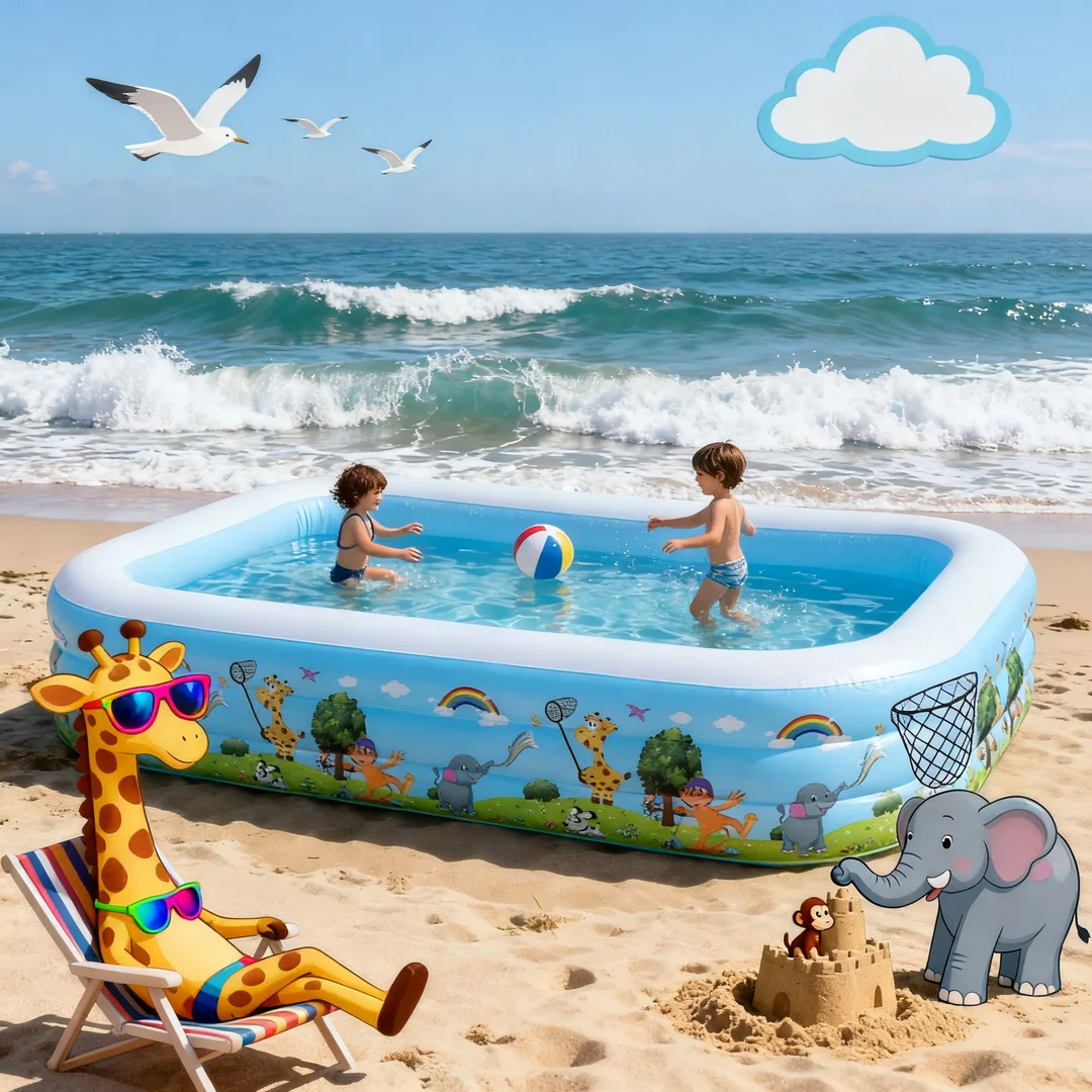 3-meter three-story printed water pool HW-311068 Item Picture