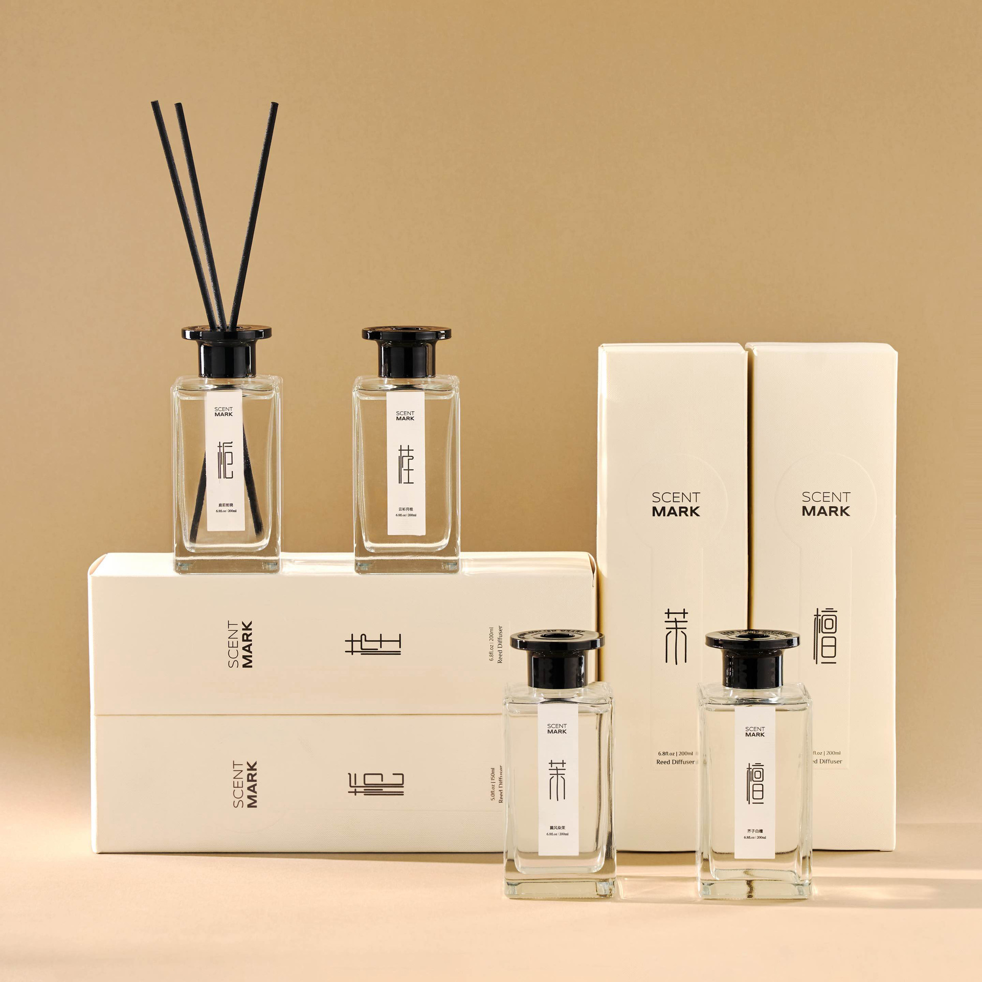 Gardenia Fragrance Unscented Aromatherapy Essential Oil - Osmanthus Light Fragrance, Sandalwood and Rattan Diffuser, Indoor Long-lasting Fragrance, Preferred 200ml