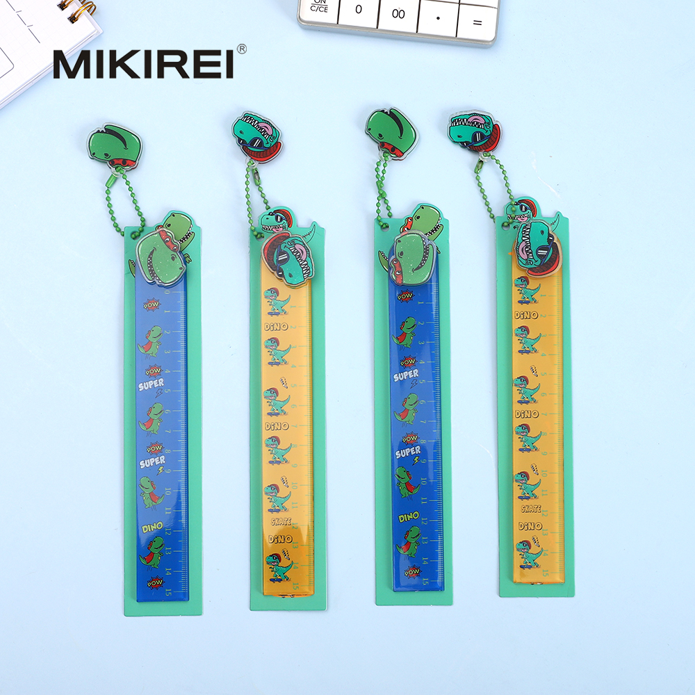 Cartoon ruler - an essential tool for students to measure and draw stationery in their studies