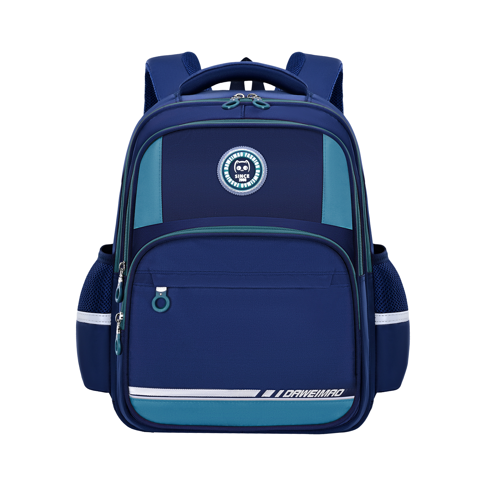 The Big-Tailed Cat Primary School student classroom Spine Protection and Pressure Relief Backpack features adjustable shoulder straps, ultra-light and waterproof, and large capacity with multiple layers